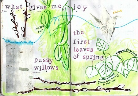 The Joy Diary, page 18 and 19