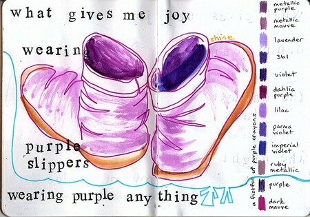 The Joy Diary, page 8 and 9